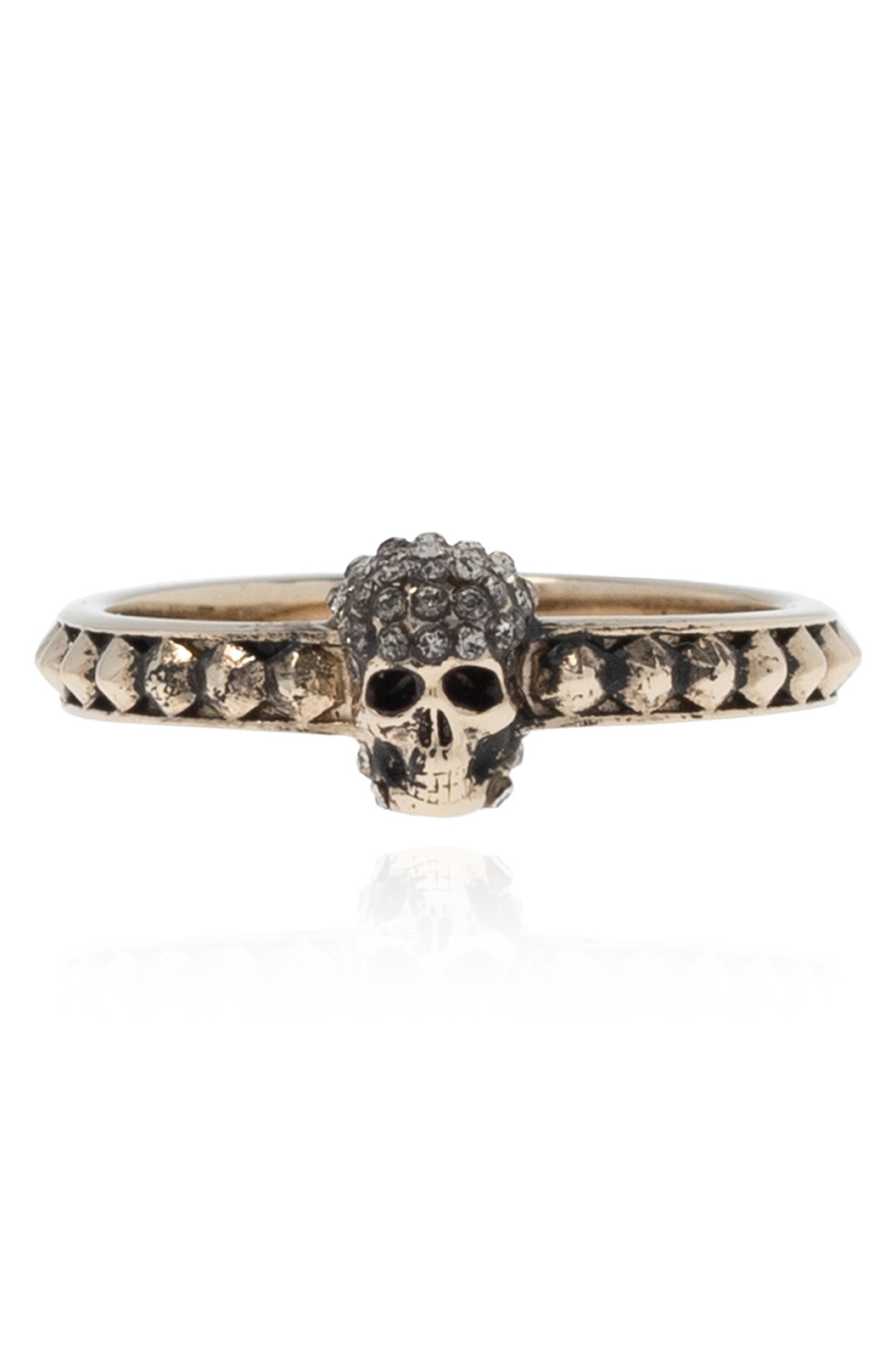 Gold Ring with skull motif Alexander McQueen Vitkac GB